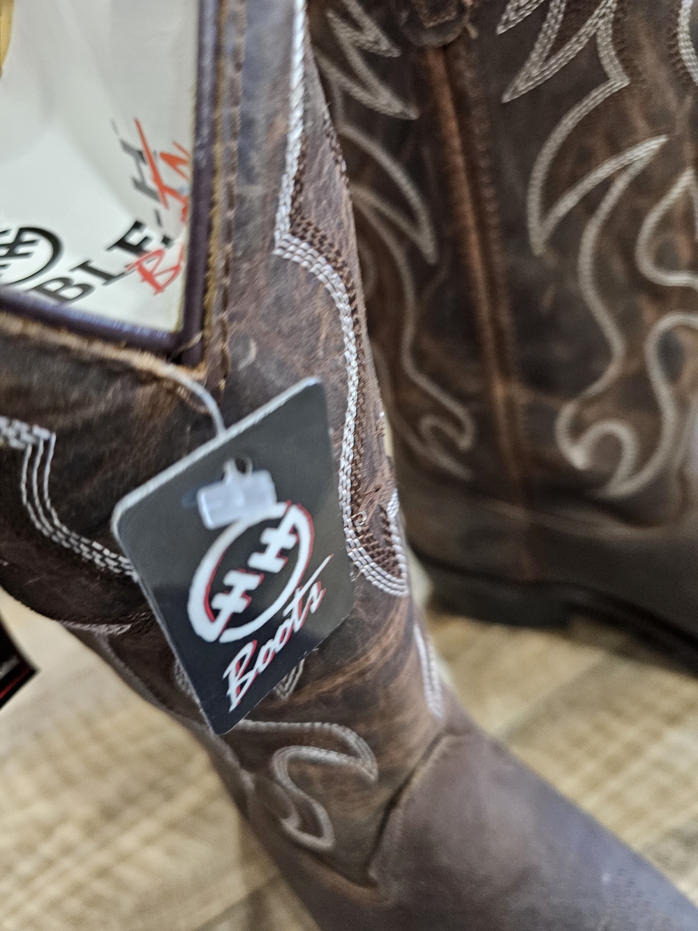 Double H 10.5 Western Work Boots Robert 3282 Brown 12" AG7 Mens NWT NEW Cowboy - Picture 13 of 16
